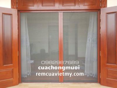 Cửa chống muỗi vân gỗ HP