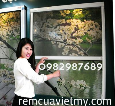 Cửa cuồn chống muỗi lưới sợi thủy tinh