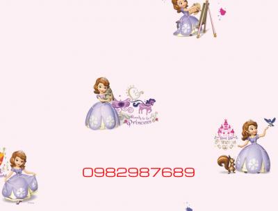 Giấy Hàn Quốc phòng bé gái A63_5