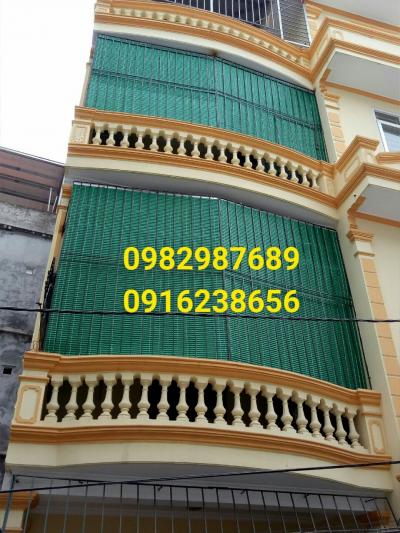 Mành nhựa nan xanh N01