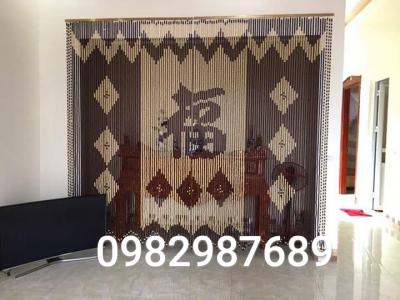 Mành rèm hạt gỗ phòng thờ tại Hà Nội