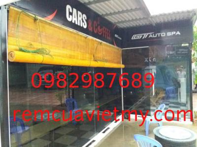 Mành tre cuốn quang dầu 01