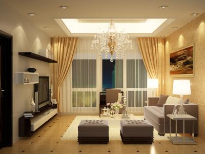 Rèm vải phòng khách MT15