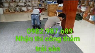 Nhận thi công thảm trải sàn đã qua sử dụng tại Cầu Giấy