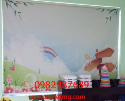 Rèm cuốn in tranh HC 01