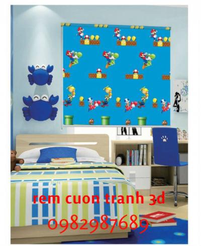 Rèm cuốn tranh 3D C2