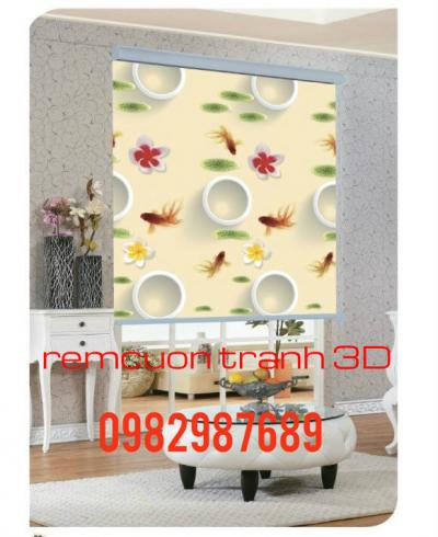 Rèm cuốn tranh 3D T5