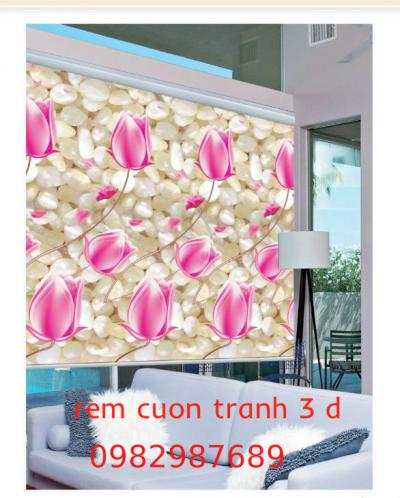 Rèm cuốn tranh 3D T9