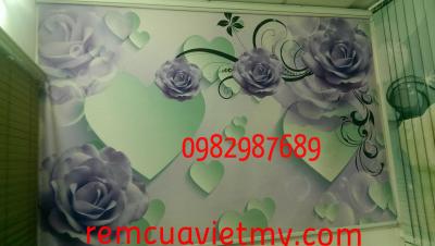 Rèm cuốn tranh 3d11