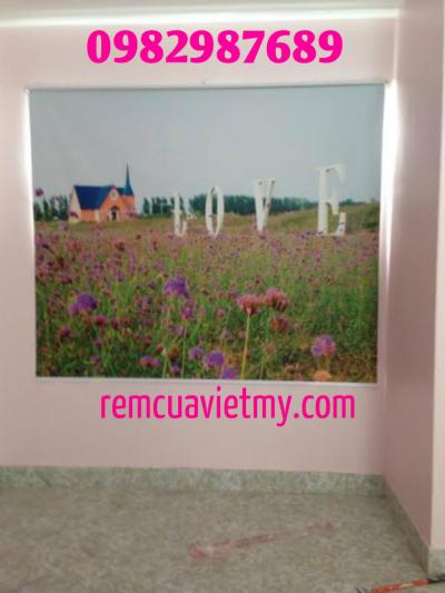 Rèm cuốn tranh H14