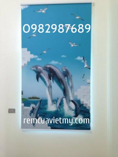 Rèm cuốn tranh HN 03