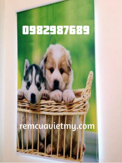 Rèm cuốn tranh HN 04