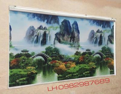 Rèm cuốn tranh phong thủy K2