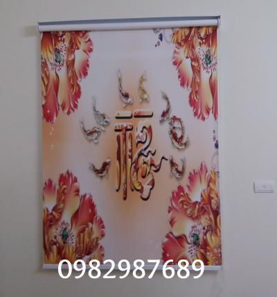 Rèm cuốn tranh V149