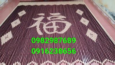 Rèm hạt gỗ chữ Phúc Hán TB01