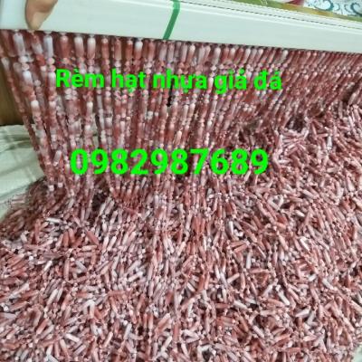 Rèm hạt nhựa giả vân đá