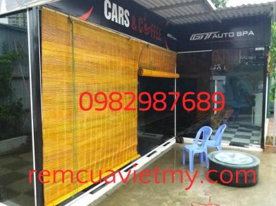 Rèm mành tre cuốn