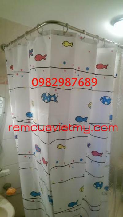 Rèm phong tắm con cá