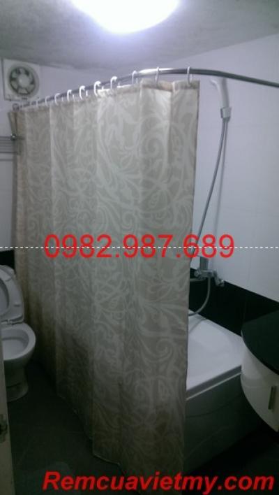 Rèm phòng tắm vân đá 004