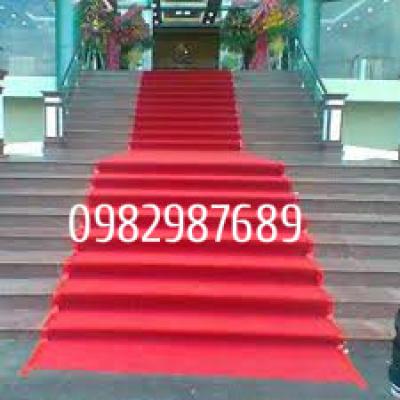 Thảm sự kiện - thảm cầu thang màu đỏ