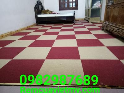 Thảm tấm cao su đỏ, vàng SA 15