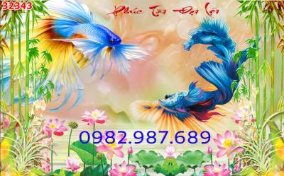 Tranh dán tường 3D mã T01